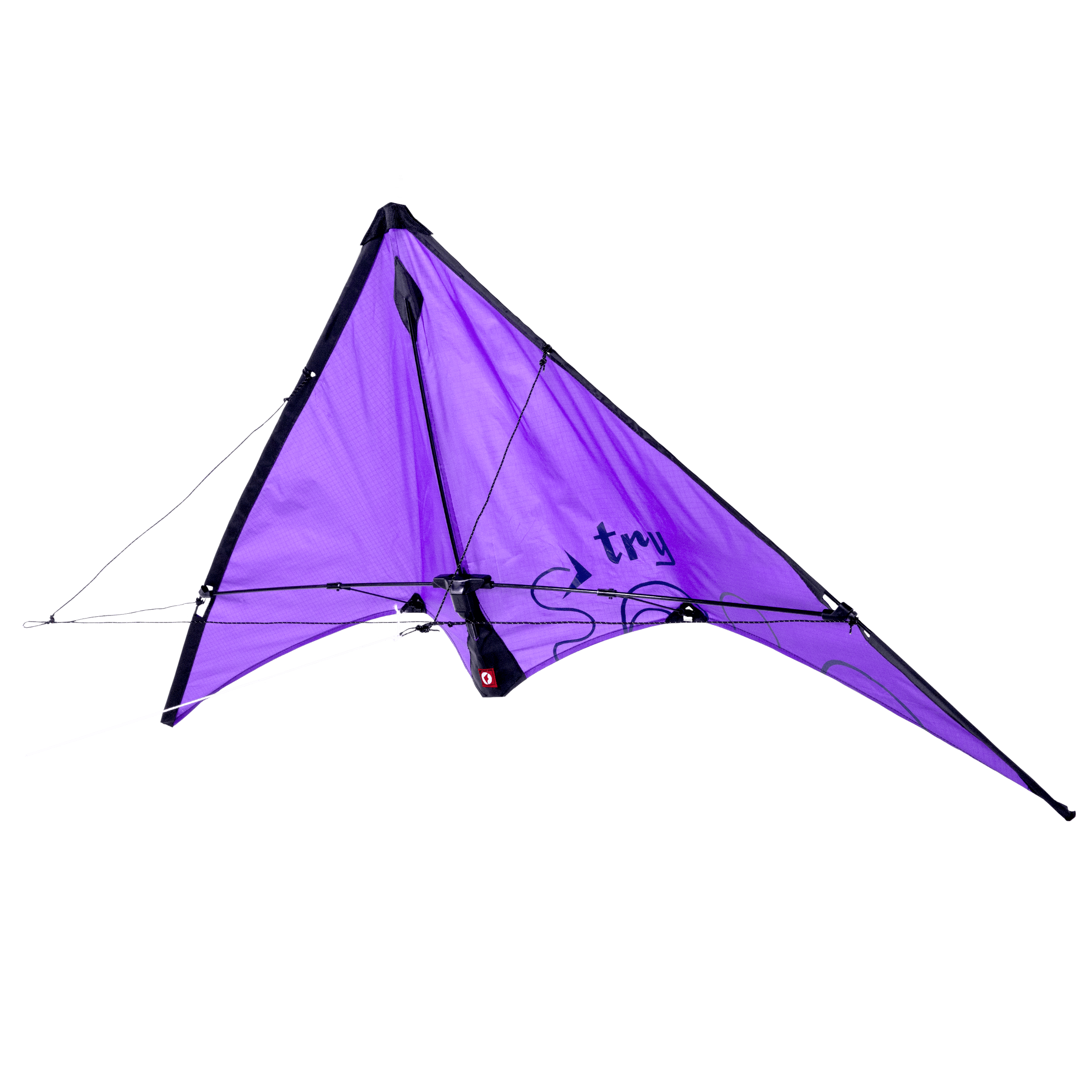 Eolo Toys Kites Ready 2 Fly Purple Pop Up Stunt Kite for Kids Age 8 and Up