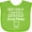Apple Green, variant on Inktastic Future Dentist Like Mommy Boys or Girls Baby Bib