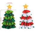 thumbnail image 4 of Cateissary Cubierta de botella de vino de árbol de Navidad Universal Ball Top Star manga de comedor cerveza de Navidad botella de vino ropa Kits de decoración para fiestas Rojo, 4 of 6
