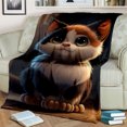 thumbnail image 4 of Mignon Calico Chat Garfield Chat Persan Ragdoll Bande Dessinée Couverture Doux Jeter pour la Maison Chambre Lit Canapé Couverture Enfants, 4 of 7