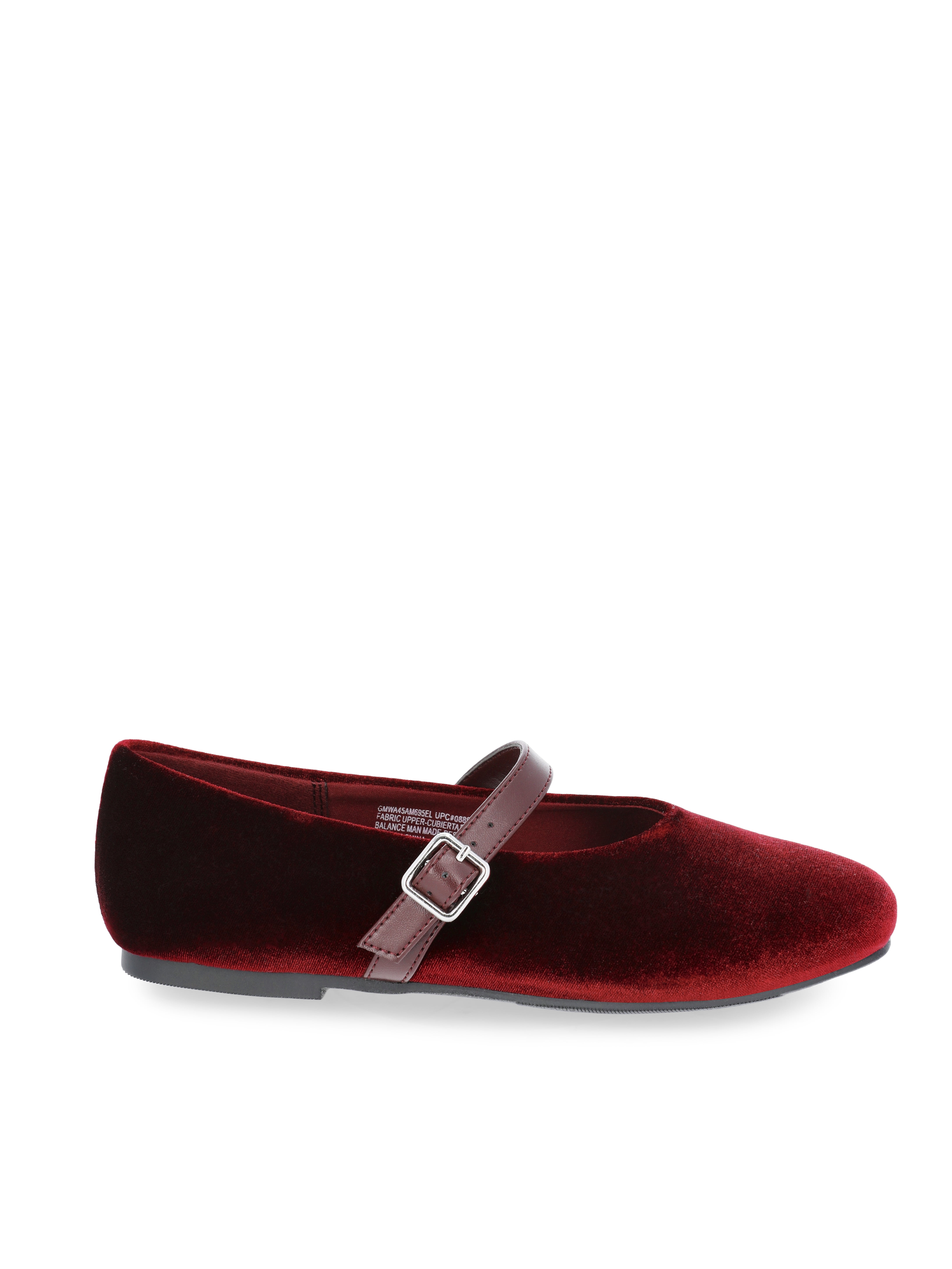 Weekend Academy Girls Velvet Ballet Flats
