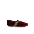 thumbnail image 2 of Weekend Academy Girls Velvet Ballet Flats, 2 of 6