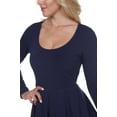 thumbnail image 3 of White Mark Robe Patineuse à Manches Longues pour Femmes, 3 of 6
