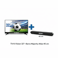thumbnail image 2 of Television y barra de sonido Combo Kvsion 32 pulgadas  pantall LCD 1080p, 2 of 9