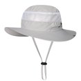 thumbnail image 1 of yeacher Lightweight Nylon Fishing Cap with UV Protection - Light Gray, Quick-Dry Design, 1 of 6