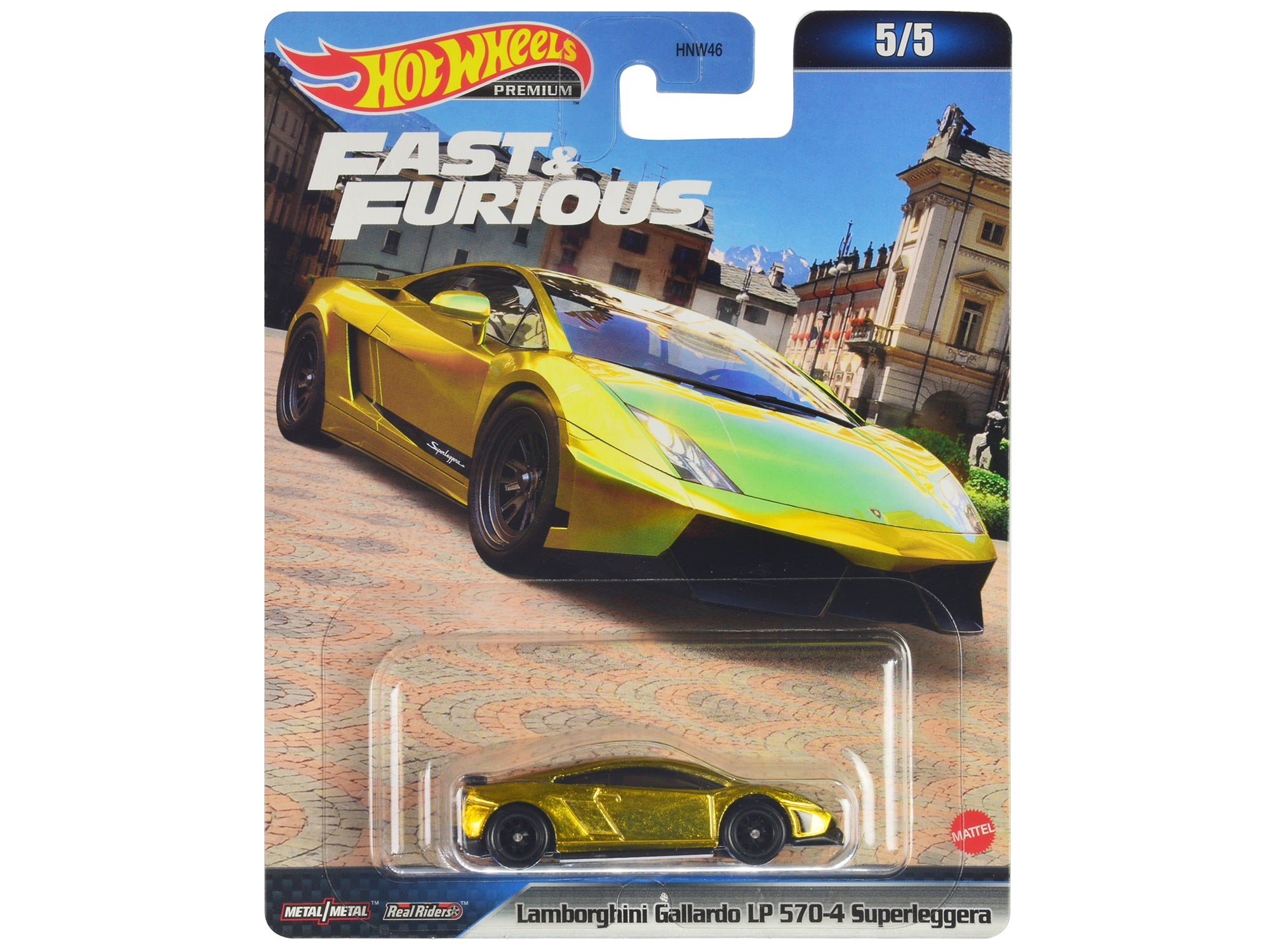 Hot Wheels Fast & Furious 2023 Diecast Model Cars Play Vehicles, 5 Count, 13.4 oz