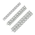 thumbnail image 3 of 3pcs Women Barrette Birthday Shiny Bobby Pins Crystals Fashion Gifts Rhinestone Valentines Pin Accessories Clips Diamond Hairpin Bang Ornaments Hair Day Silver Clip Crystal for, 3 of 5
