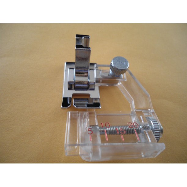 Low Shank Adjustable Bias Tape Binder Foot Brother, Babylock, Singer