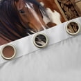 thumbnail image 4 of Homewish Teens Farmhouse Animal Horse Black Out Curtains,Lodge Cabin Curtains Pack of 2 (42x63 Each),Retro Vintage Bedroom Curtains,Super Cozy Room Decor, 4 of 6