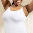 thumbnail image 3 of Homlouue Plus Size Camisole Tops for Women Adjustable Strap Basic Scoop Neck Women's Tanks 3 Pack (White 3XL), 3 of 7
