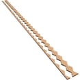 thumbnail image 6 of Ekena Millwork 94"H x 3/8"T Sheyenne Adjustable Wood Decorative Slat Wall Panel Kit, Maple (contains 27 Slats + 1 Straight Edge Starter Slat), 6 of 16