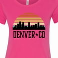thumbnail image 4 of Inktastic Denver Colorado Skyline Vintage Women's T-Shirt, 4 of 5