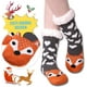 thumbnail image 4 of Calcetines de invierno para mujer Zhivalor con forro polar suave y cálido cara de animal de dibujos animados CJWUS-858, 4 of 6