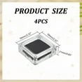 thumbnail image 2 of 4Pcs Acrylic Jewelry Storage Box with Top Lid Clear Gemstone Display Stand Square Jewelry Gift Case with Black Sponge Inside for Bare Stone Diamond Coins Painting Accessories 2.3x2.3x0.8 Inch, 2 of 7