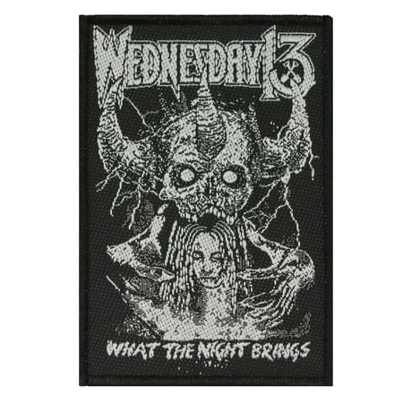 Wednesday 13 What The Night Brings Patch Metal Punk Band Woven Sew On