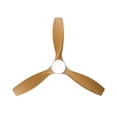 thumbnail image 2 of CRO Decor 52 In.Intergrated LED Ceiling Fan with Antique Brown Wood Graiin Blade, 2 of 13
