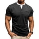 thumbnail image 1 of Tops para hombre, blusas y camisas de manga corta y cuello redondo para hombre. Jersey informal de dos piezas con bolsillo y cuello redondo de doble capa y manga corta de color liso a la moda para hom, 1 of 8