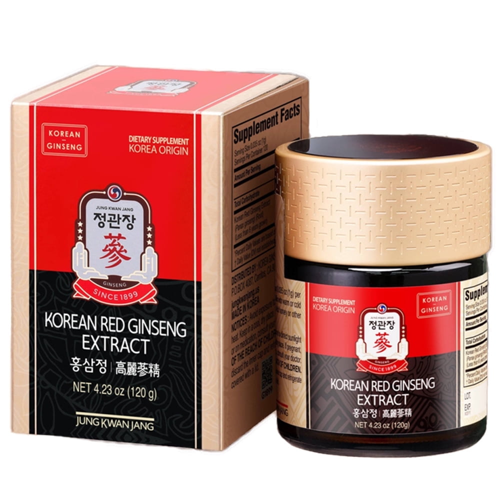 JungKwanJang Korean Red Ginseng Extract for General Health & Wellness 120g