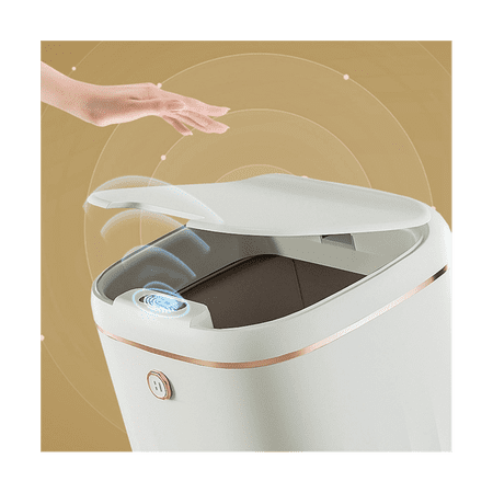20L Smart Trash Can Automatic Waterproof Electric Waste Kitchen Bathroom Toilet Automatic Sensor ...