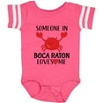 thumbnail image 3 of Inktastic Someone in Boca Raton Loves Me Boys or Girls Baby Bodysuit, 3 of 5
