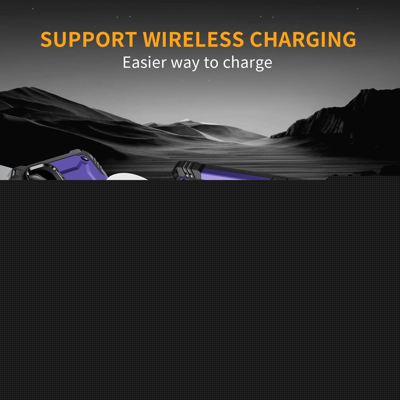 thumbnail image 4 of Allytechgroup for Samsung Galaxy A16 5G Case with Camera Kickstand, Support Wireless Charging Magnetic Phone Case for Women Men Military Grade Drop Protection for Samsung Galaxy A16 5G, Purple, 4 of 7