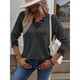 thumbnail image 5 of Jersey De Mujer, Costura De Encaje, Manga Larga, Lavable A Máquina, Prendas De Punto Para Mujer, Transpirable Para El Día A Día Para La Oficina ANGGREK Otros, 5 of 8