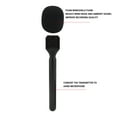 thumbnail image 4 of Wireless Mic Stand, Black Perfect Fit Lightweight Easy To Install ABS Structure Microphone Adapter 2Pcs  for Speeches Street Interviews, 4 of 7