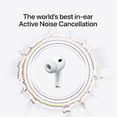 thumbnail image 3 of Apple AirPods Pro 3 AI-Powered Wireless Earbuds with Active Noise Cancellation, Heart Rate Monitoring & MagSafe USB-C Charging Case, 3 of 3