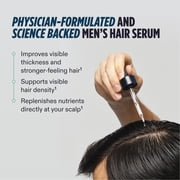 Nutrafol Mens Hair Serum, Clinically Tested to Support Visibly Thicker Hair and Scalp Coverage, Lightweight and Non-Greasy, for Daily Use - 50mL, 1 Bottle