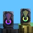 thumbnail image 3 of MasteelfCA 1 Pair USB Computer Speaker Professional Computer Speaker Small Computer Speaker (Random Style), 3 of 7