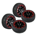 thumbnail image 2 of DOACT 4pcs RC 1:10 Road Racing Car Tires Rubber Tyre Racing Wheel CarAccs, 2 of 8
