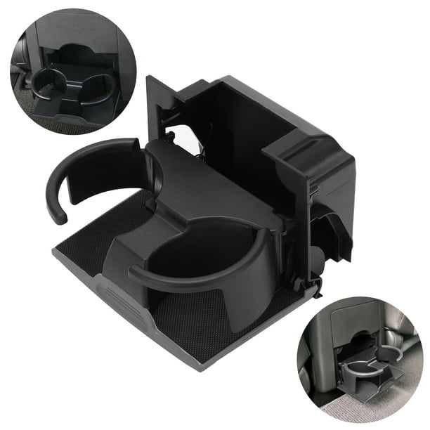 Soporte para taza de coche ANGGREK Negro Gris Consola Central Trasera
