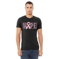 thumbnail image 2 of Breast Cancer Support Hope Pink Ribbon Men's T-shirt, M, Black, 2 of 5