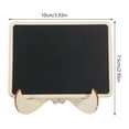 thumbnail image 2 of WHAMVOX 1 Set Mini Chalk Boards Signs Black Wood Rectangular for Memo Display Erasable Reusable Home Decor, 2 of 8