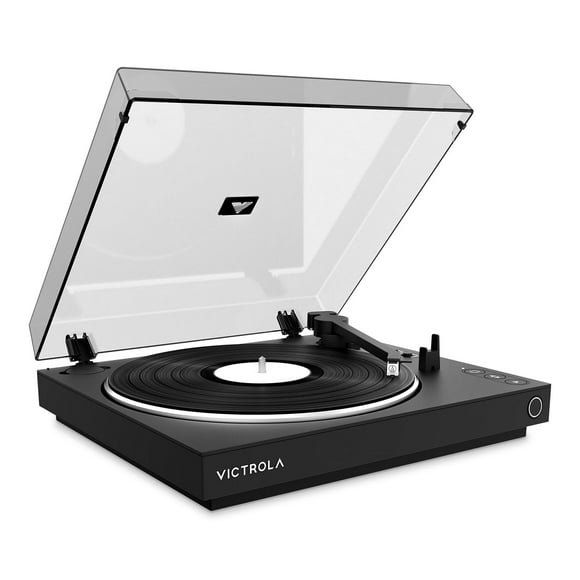 Victrola Fully Automatic Bluetooth Turntable with Audio Technica ATN3600L Cartridge, Automatic Repeat Function, 2-Speed Vinyl Record Player, Wireless Bluetooth Streaming