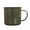 Army Green, variant on ievspot Enamel Coffee Mug Vintage Enamel Mug with Handle Retro Drinking Cup Durable Portable Tableware for Home Kitchen Heat Resistant Ideal for Coffee Lovers