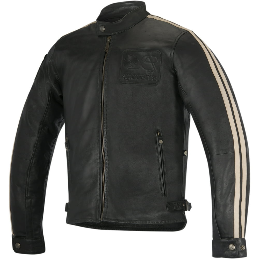 Alpinestars Oscar Charlie Leather Jacket Black XL 3108016-1250-XL ...