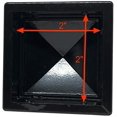 thumbnail image 6 of 2" x 2" Aluminium Pineapple Top Post Cap for Metal Posts - Pressure Fit - Black, 6 of 8