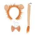 thumbnail image 1 of Animal Lion Tail Ears Costume Set Pajarita Halloween Cosplay Animal Decoración Props Diadema Niños para Performance Theatre año Nuevo Juego de rol Yuyangstore Orejas de cola de disfraz, 1 of 8