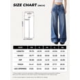 thumbnail image 4 of EMMIOL Women's Mid-High Waist Y2K Baggy Wide Leg Jeans Vintage Washed Denim Pants with Rivet Detail & Pockets 2026 Trendy Streetwear, 4 of 8