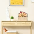 thumbnail image 4 of Christmas Advent Calendar with 24 Countdown Drawers and LED Lights, Wooden Advent Calendar House, Battery Operated, 4 of 8