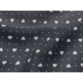 thumbnail image 4 of oneOone Viscose Jersey Fabric Dot & White Heart Fabric Prints by Yard 60 Inch Wide, 4 of 5