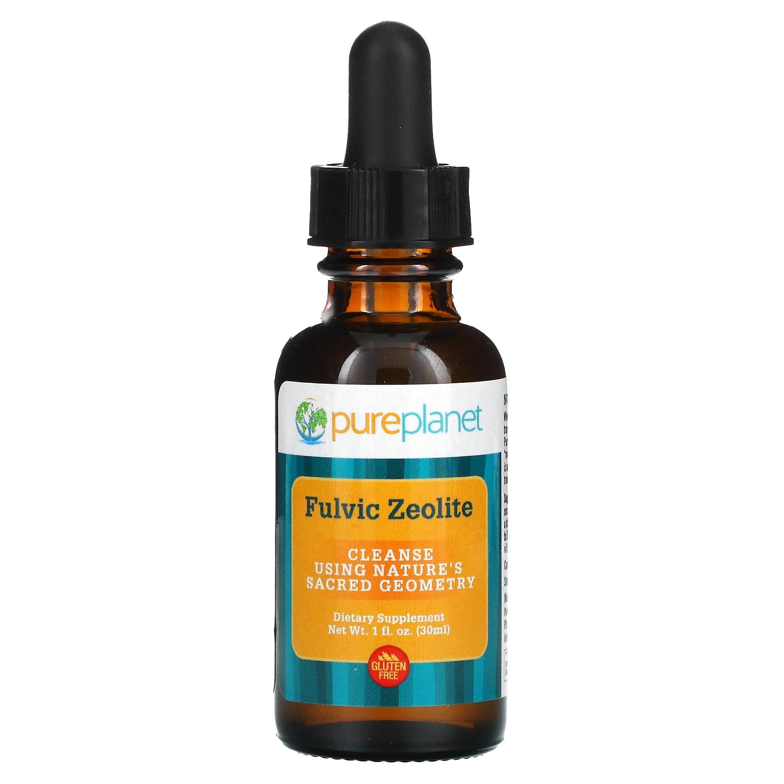 Fulvic Zeolite, 1 fl oz (30 ml), Pure