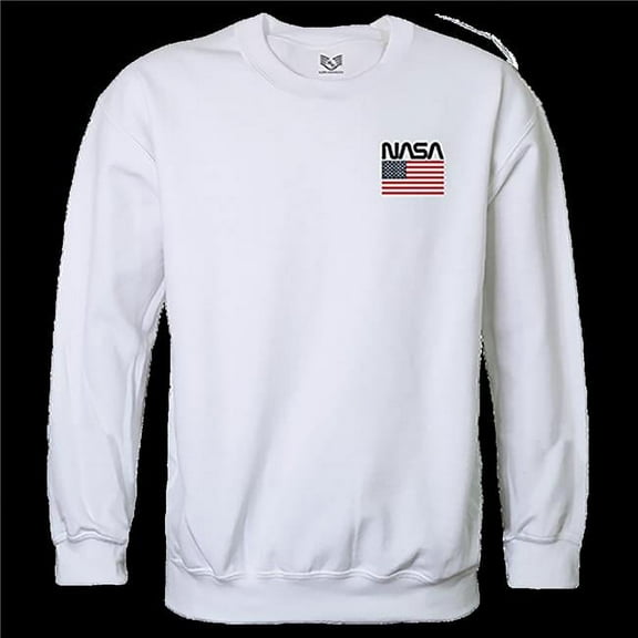 Rapid Dominance  Worm 1 Graphic Crewneck Sweatshirt, White - Medium