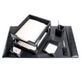 thumbnail image 5 of Dacasso Black Bonded Leather Desk Set, 8-Piece, 5 of 5