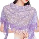 thumbnail image 1 of Elegant Women's Triangle Scarf with Tassel for Church, Weddings, and Bridal Events - Embroidered Lace Shawl with Bandana, 1 of 5