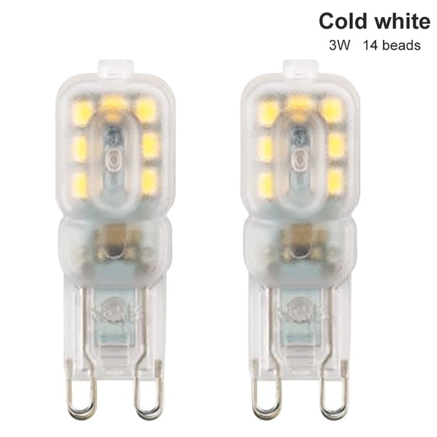 Monstrate 2 piezas LED ángulo de haz de luz de maíz G9 lámpara regulable ahorro de energía cálido blanco frío bombillas de noche herramientas de Type3 NO3 Monstrate HA002026-04