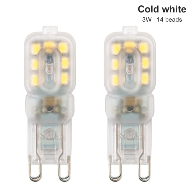Toystoory 2 piezas Mini LED maíz ángulo de haz de luz lámpara regulable ahorro de energía cálido blanco frío bombillas de noche hogar sala de estar Iluminación novedosa Tipo 4 Toystoory HA002026-04