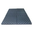 thumbnail image 4 of Bookishbunny 10 pk Acoustic Foam Egg Crate Panel Wall Tile Audio Home Studio Deadening Soundproofing 12x12x1.5, 4 of 6