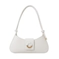 thumbnail image 1 of Minnieouse Bolso de moda de verano de tamaño adecuado para mujer On Go, bolsos cruzados de hombro con cierre elegante para mujer Bolsas de mensajero y de hombro Blanco, 1 of 6